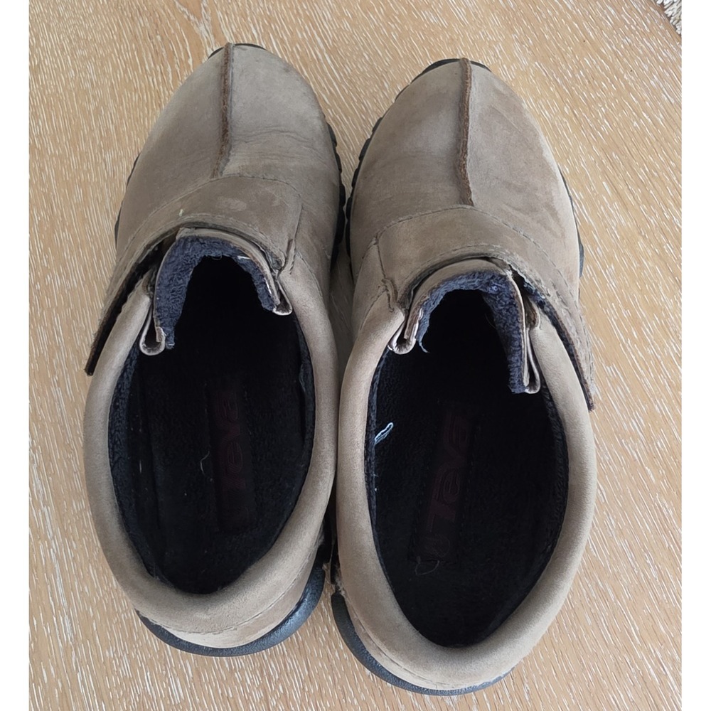 Teva Women's Leather Slip-On Clogs Brown Comfort Shoes Size 6 - Picture 7 of 12